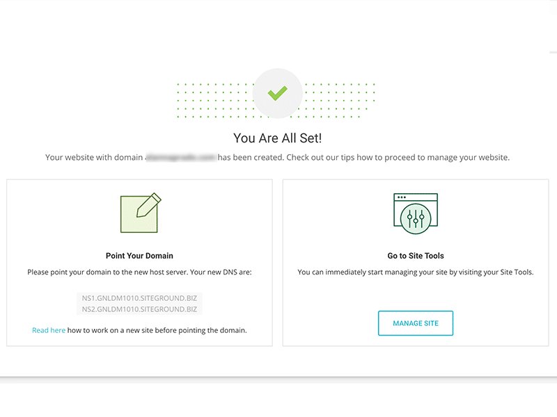 Como criar um blog no WordPress – Mudança de DNS no Siteground